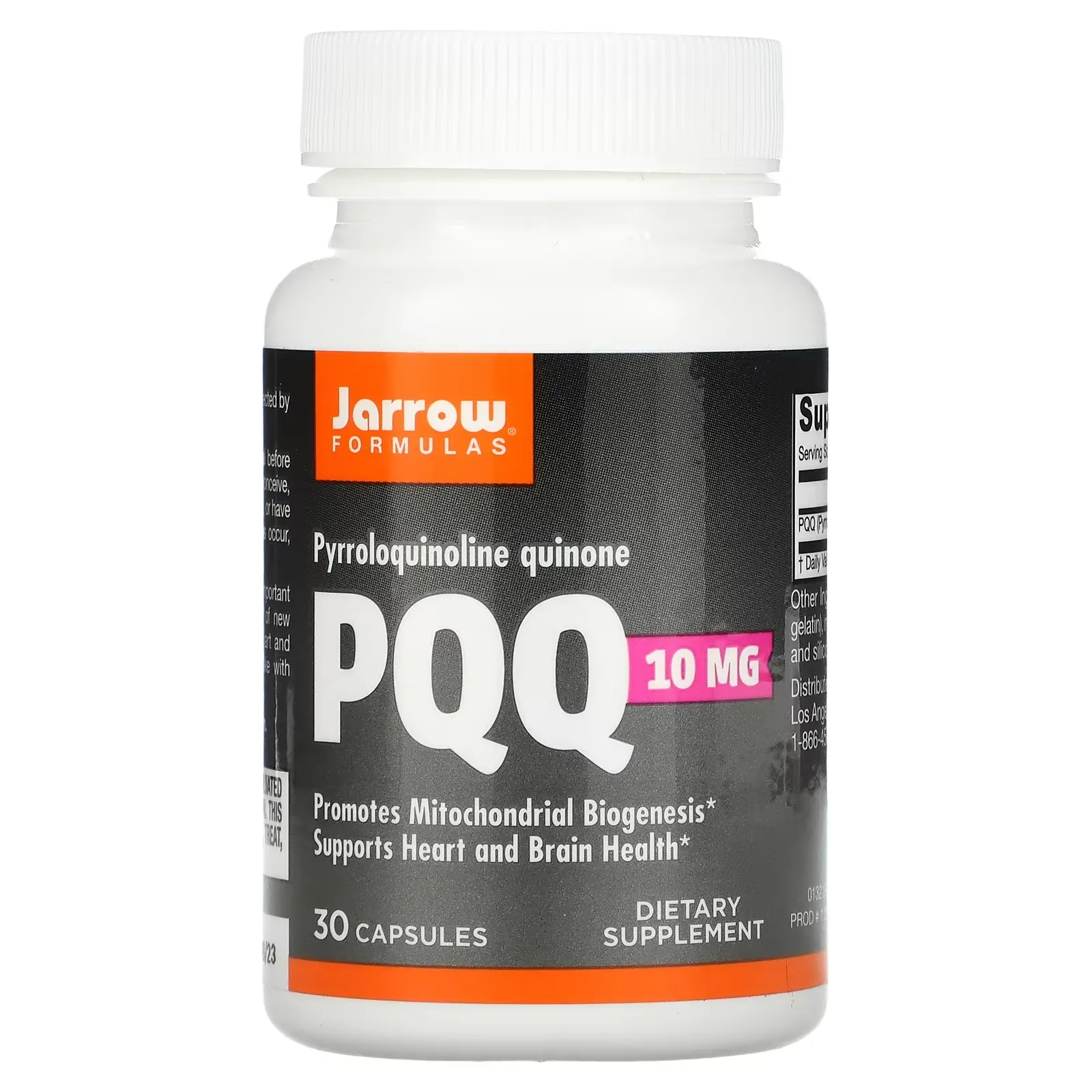 PQQ, 10 mg, 30 Capsules