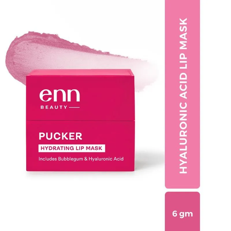 ENN Pucker Hydrating Lip Mask With Hyaluronic Acid - Bubblegum