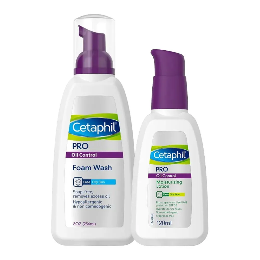 Cetaphil Oil Control Face Wash & Lotion