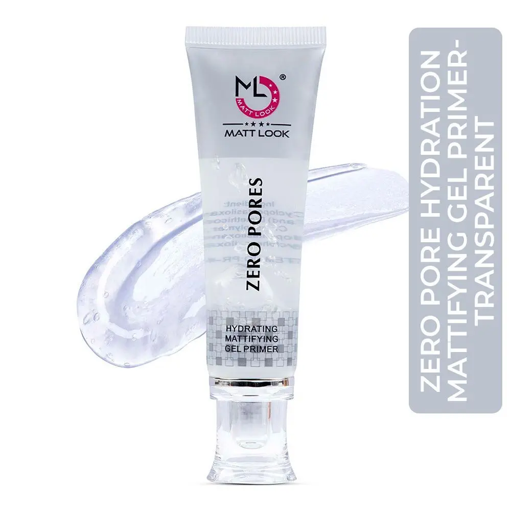 Matt look Zero Pores Hydrating Mattifying Gel Primer, (30ml)