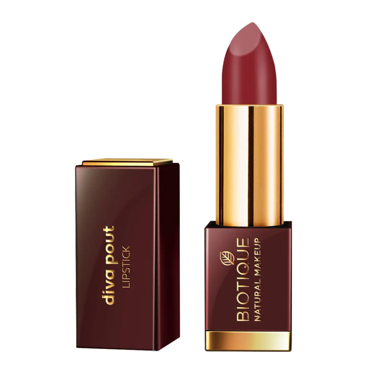 Biotique Natural Makeup Diva Pout Lipstick (Flaming Desire)(4 g)