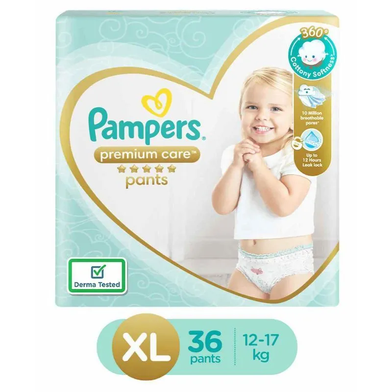 Pampers Premium Care Pants Diapers, XL