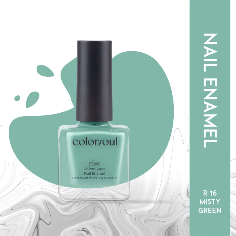 ColorSoul Rise Nail Enamel - Misty Green