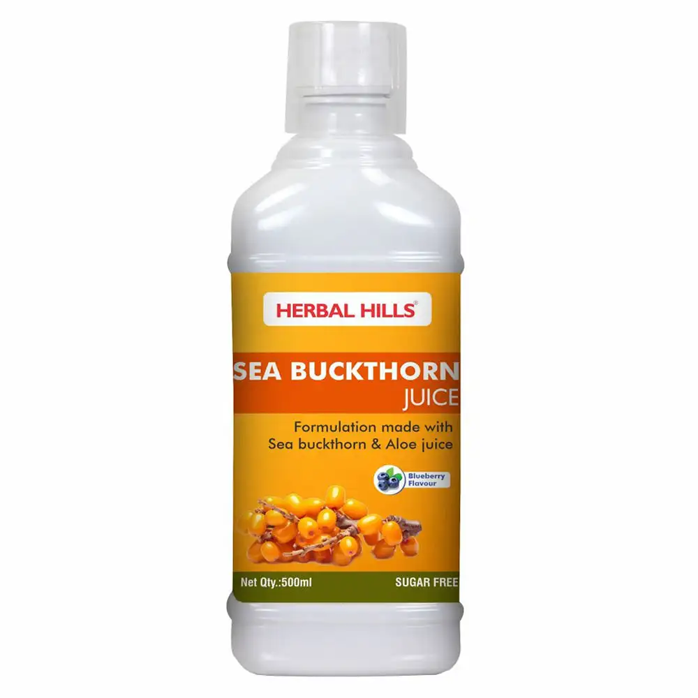 Herbal Hills Sea Buckthorn Juice,  Unflavoured  500 ml