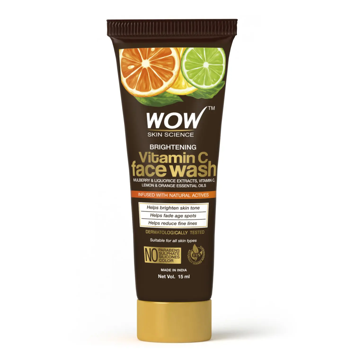 WOW Skin Science Vitamin C face Wash (15 ml)