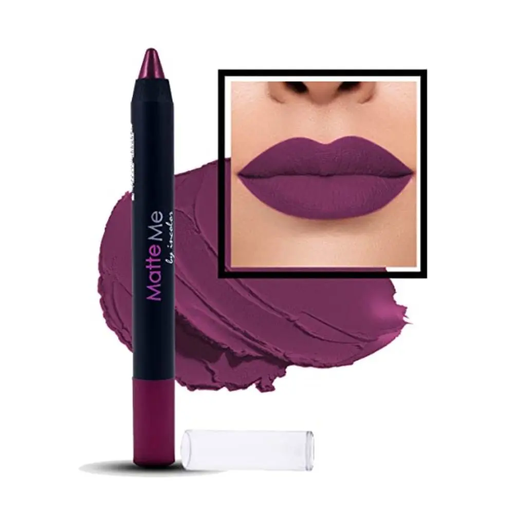 Incolor Matte Me Crayon Lipstick 08 Third Date 2.3 Gms