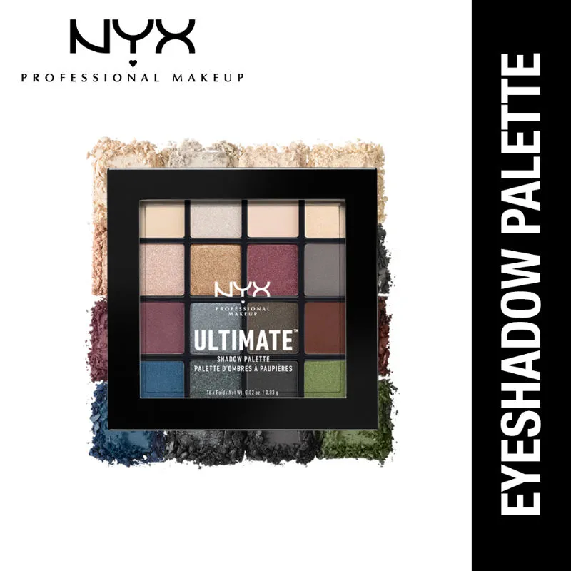 NYX Professional Makeup Ultimate Shadow Palette - Smoky And Highlight