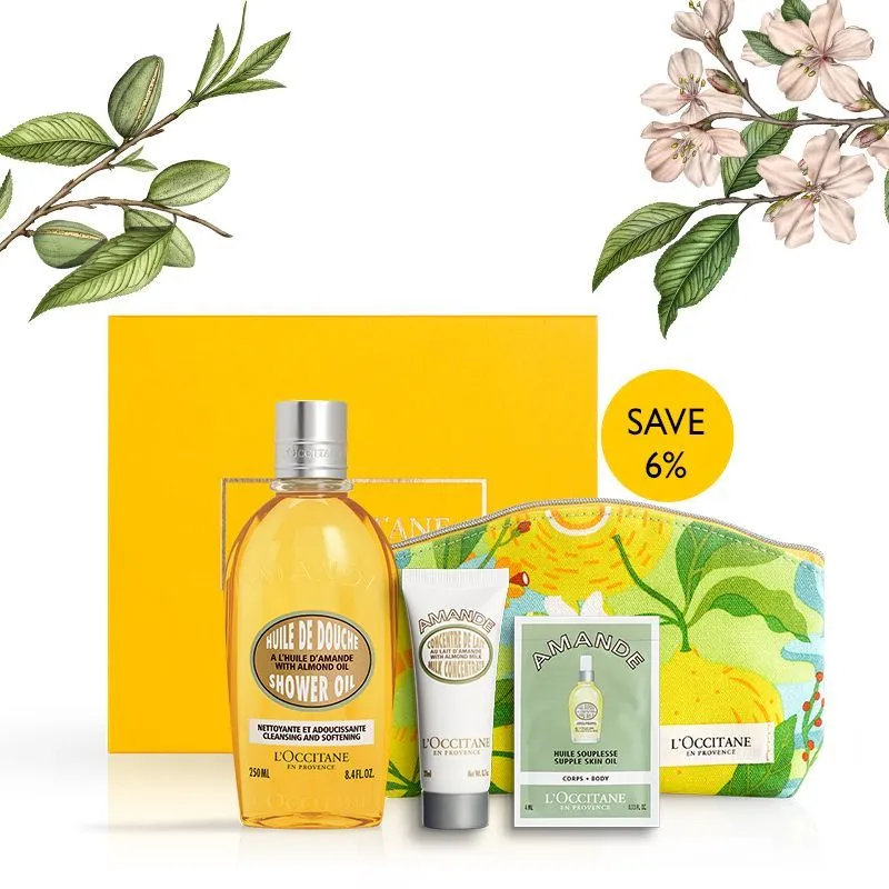 L'Occitane Almond Body Trio Gift Set