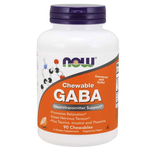 NOW Gaba - 90 Chewables