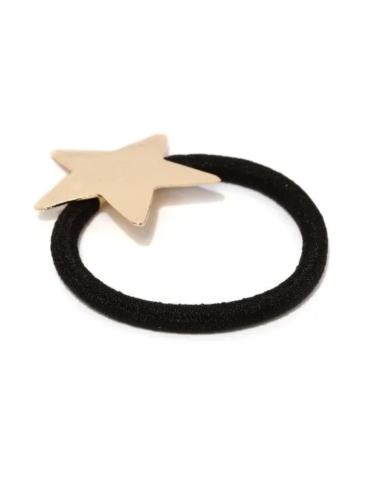 Toniq Gold-Toned & Black Textured Hairband