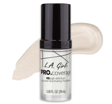 L.A Girl Pro Coverage Illuminating Liquid Foundation - White