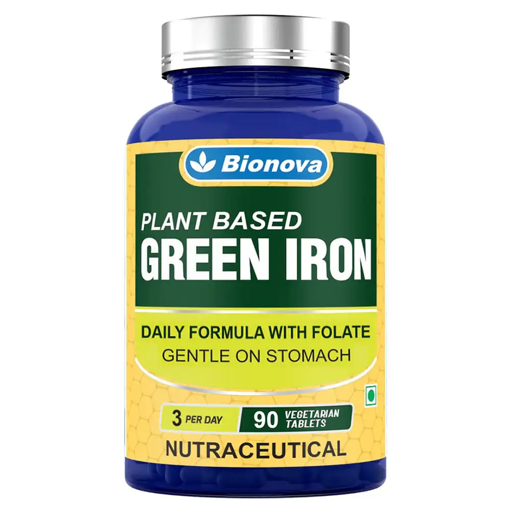 Bionova Plant Based Green Iron,  90 tablet(s)