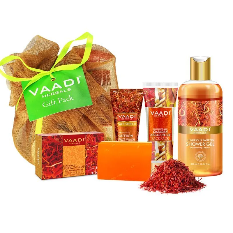 Vaadi Herbals Luxurious Saffron - Skin Whitening Set