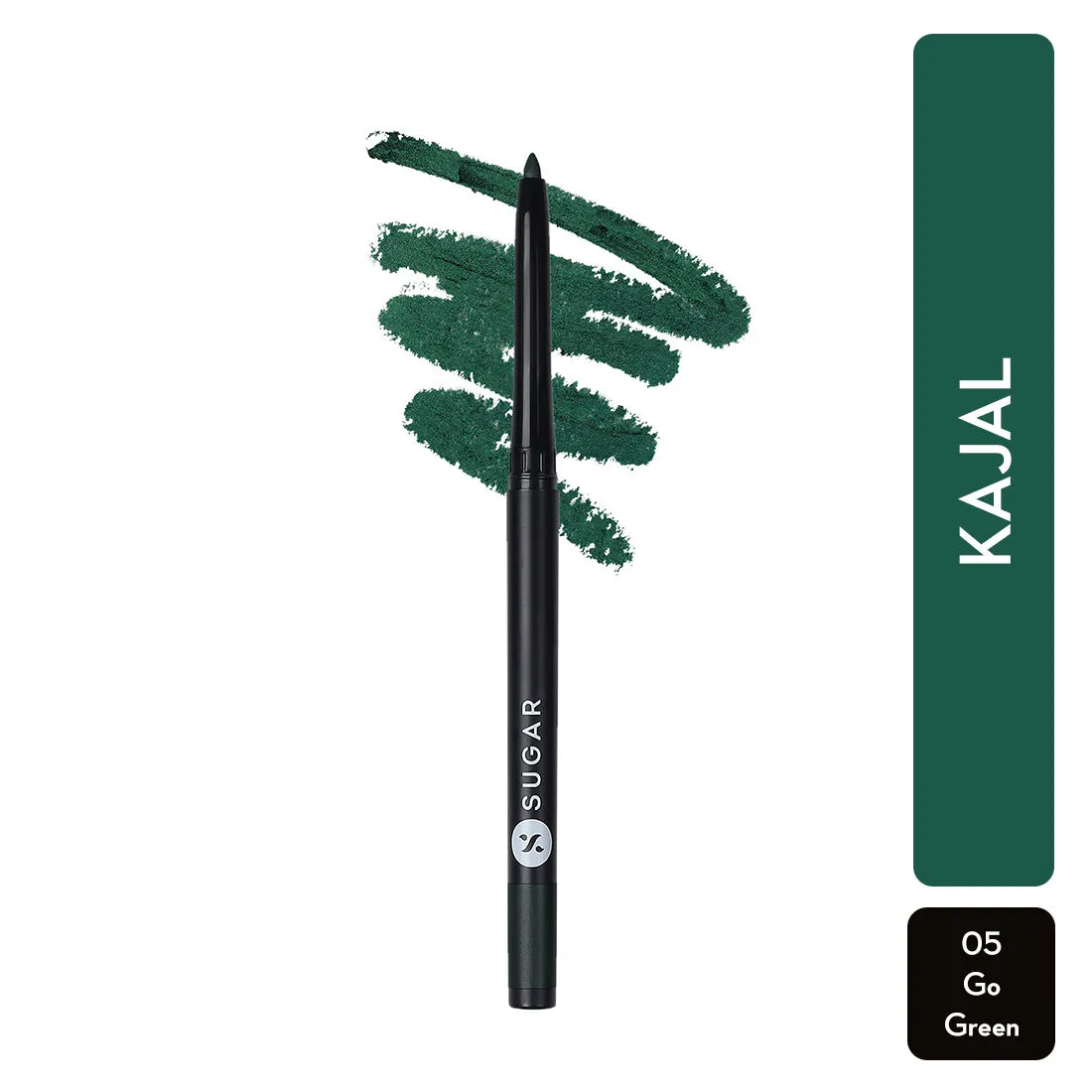 SUGAR Kohl Of Honour Intense Kajal - 05 Go Green (dark Green) (single Blister)