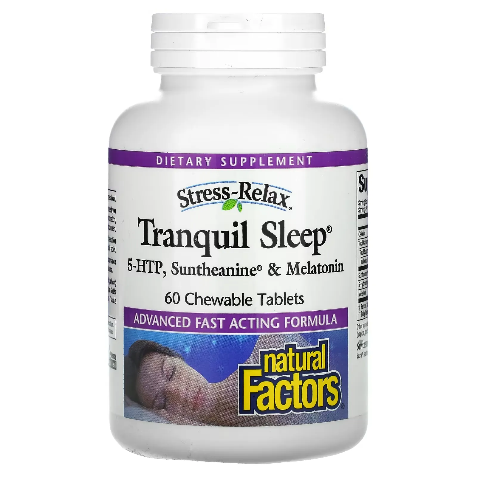 Stress-Relax, Tranquil Sleep, 60 Chewable Tablets