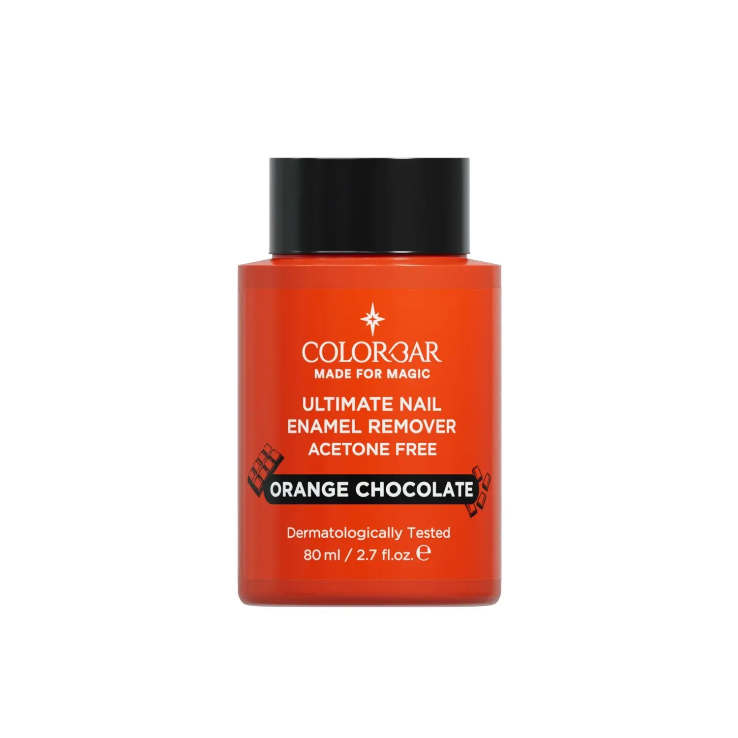 Colorbar Ultimate Nail Enamel Remover - Acetone Free (80 ml) Orange Chocolate