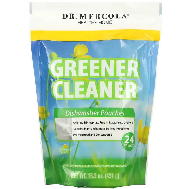 Greener Cleaner, Dishwasher Pouches, 24 Pouches, 15.2 oz (431 g)