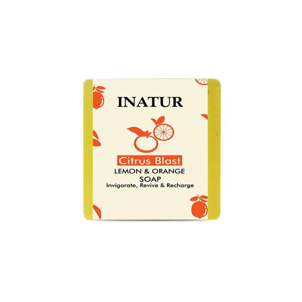 Inatur Citrus Blast Lemon & Orange Soap