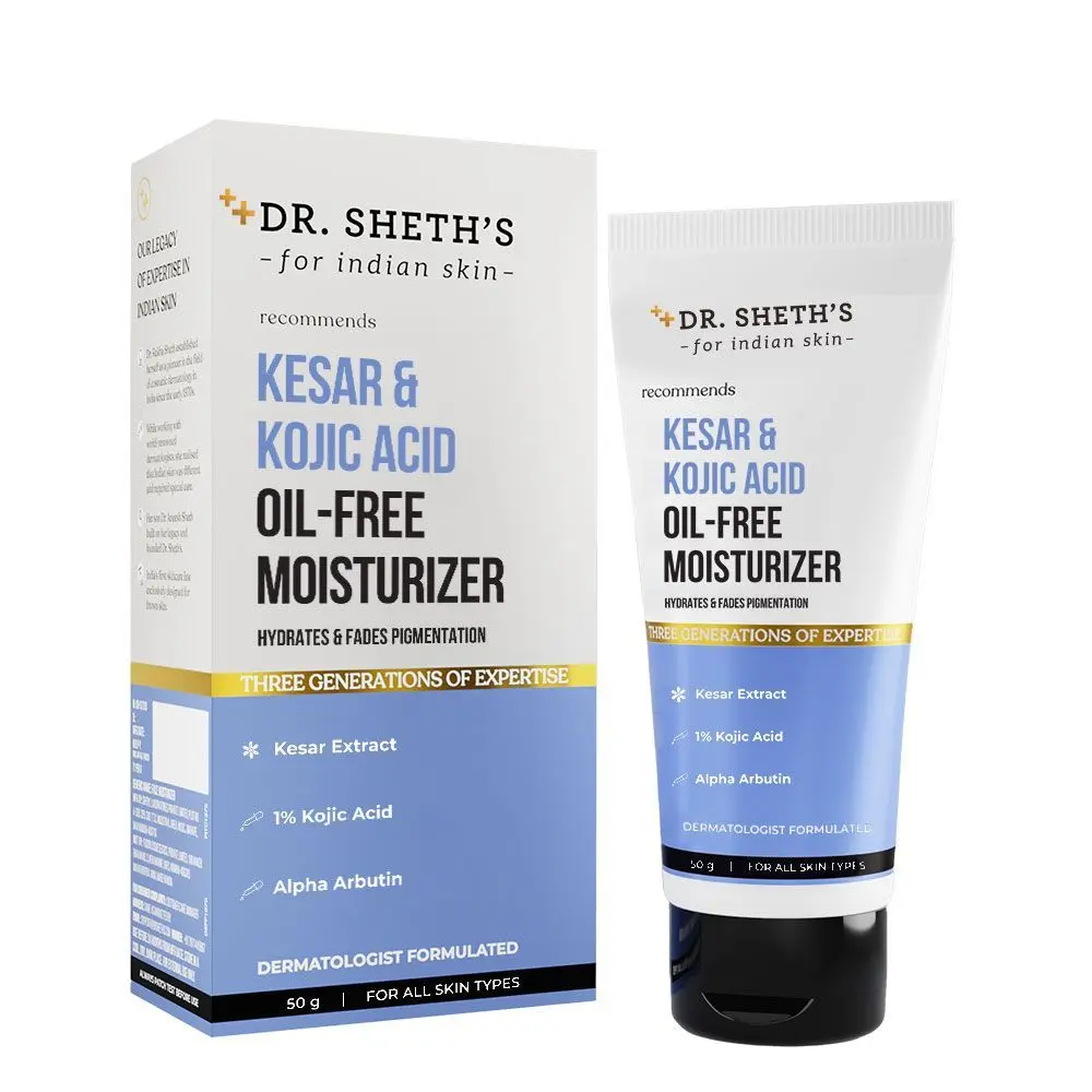 Dr. Sheth’s Kesar & Kojic Acid Oil-Free Moisturizer-50g