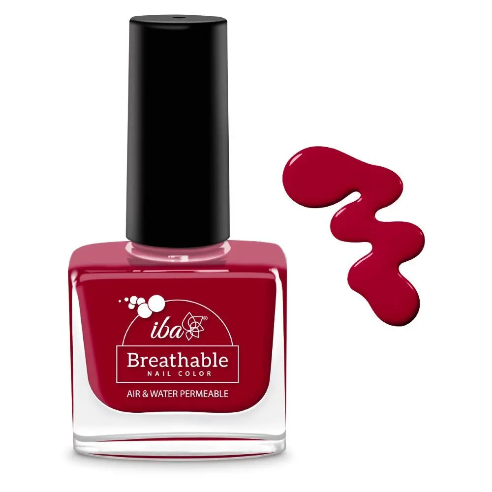 Iba Breathable Nail Color - B09 Deep Red (9 ml)