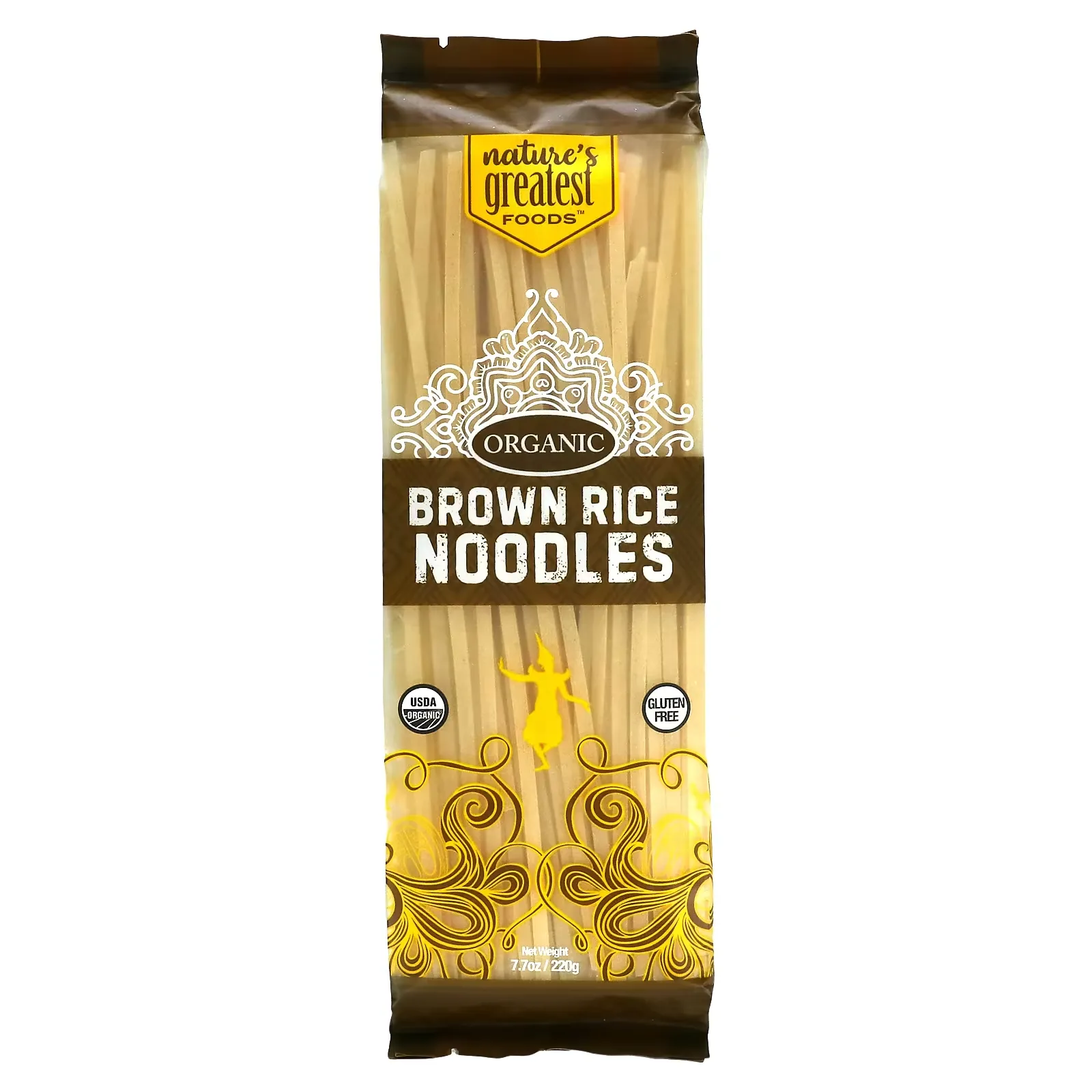 Organic Brown Rice Noodles, 7.7 oz (220 g)