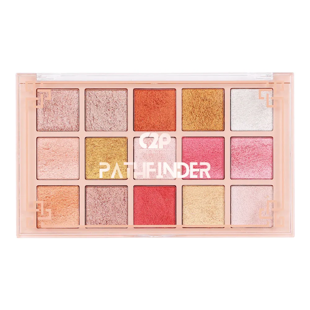 C2P Pro Pathfinder 15 Color Eye Shadow Palette - Dazzling Daisy 01