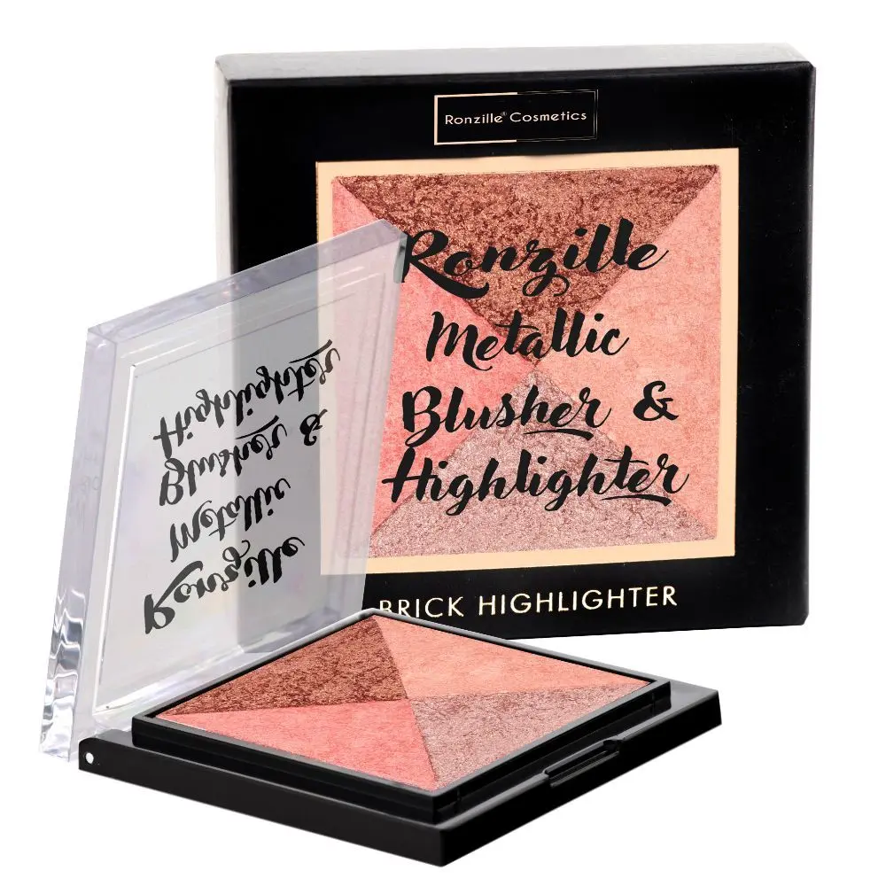 Ronzille Square Shimmer brick Highlighter-05