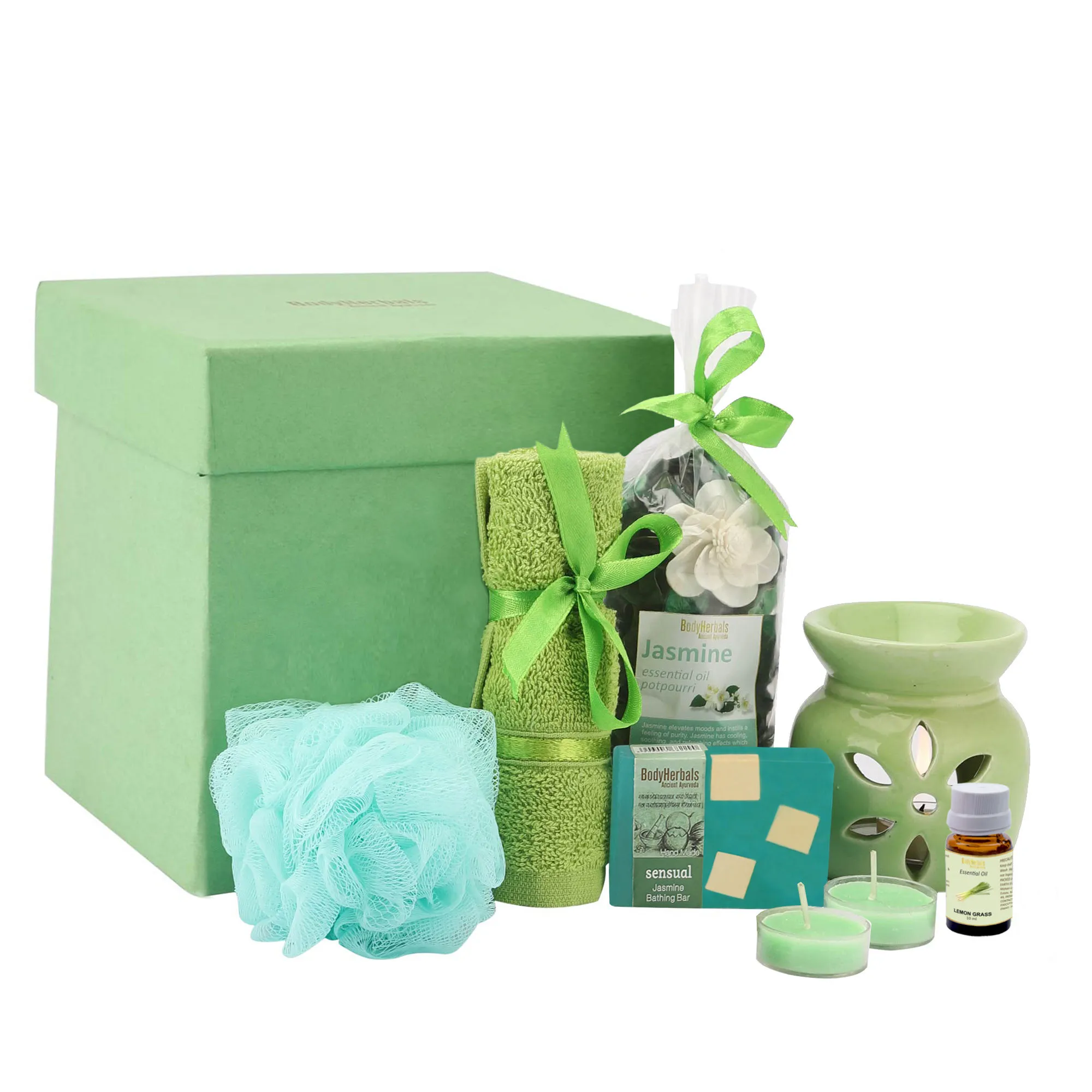 BodyHerbals Jasmine Soap Spa Set