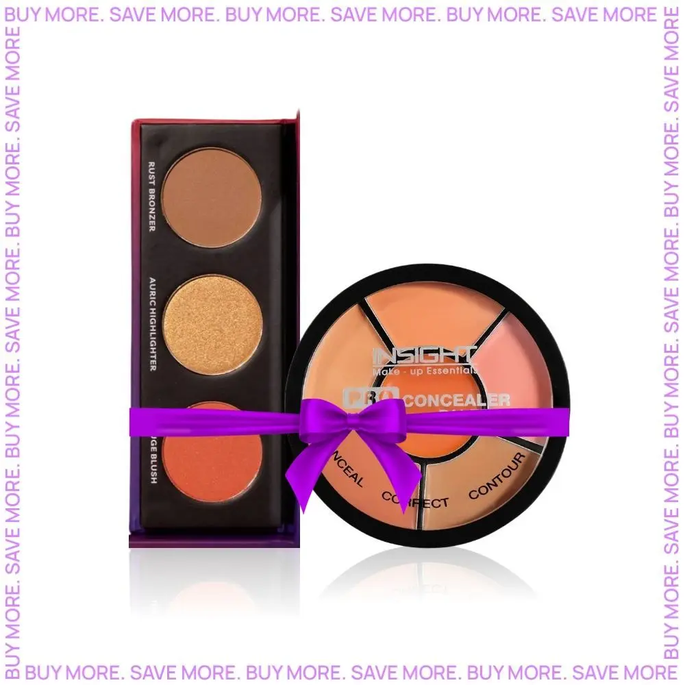 Insight Cosmetics Pro Concealer Palette + Purplle Luminous Glaze Ultra Complete Face Palette (12gm)