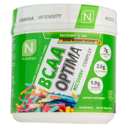 BCAA Optima - Sour Gummy Worms - 30 Servings