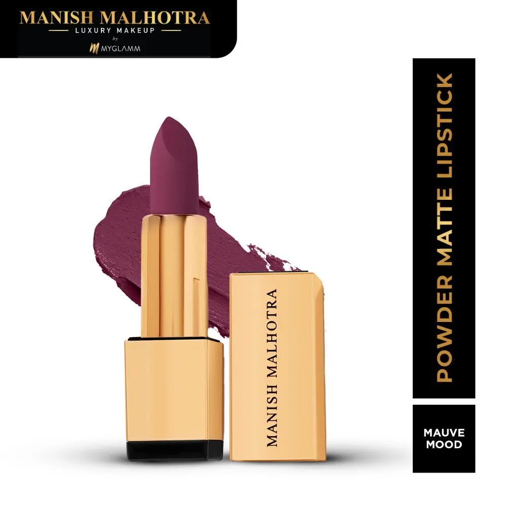 MyGlamm Manish Malhotra Powder Matte Lipstick-Mauve Mood-