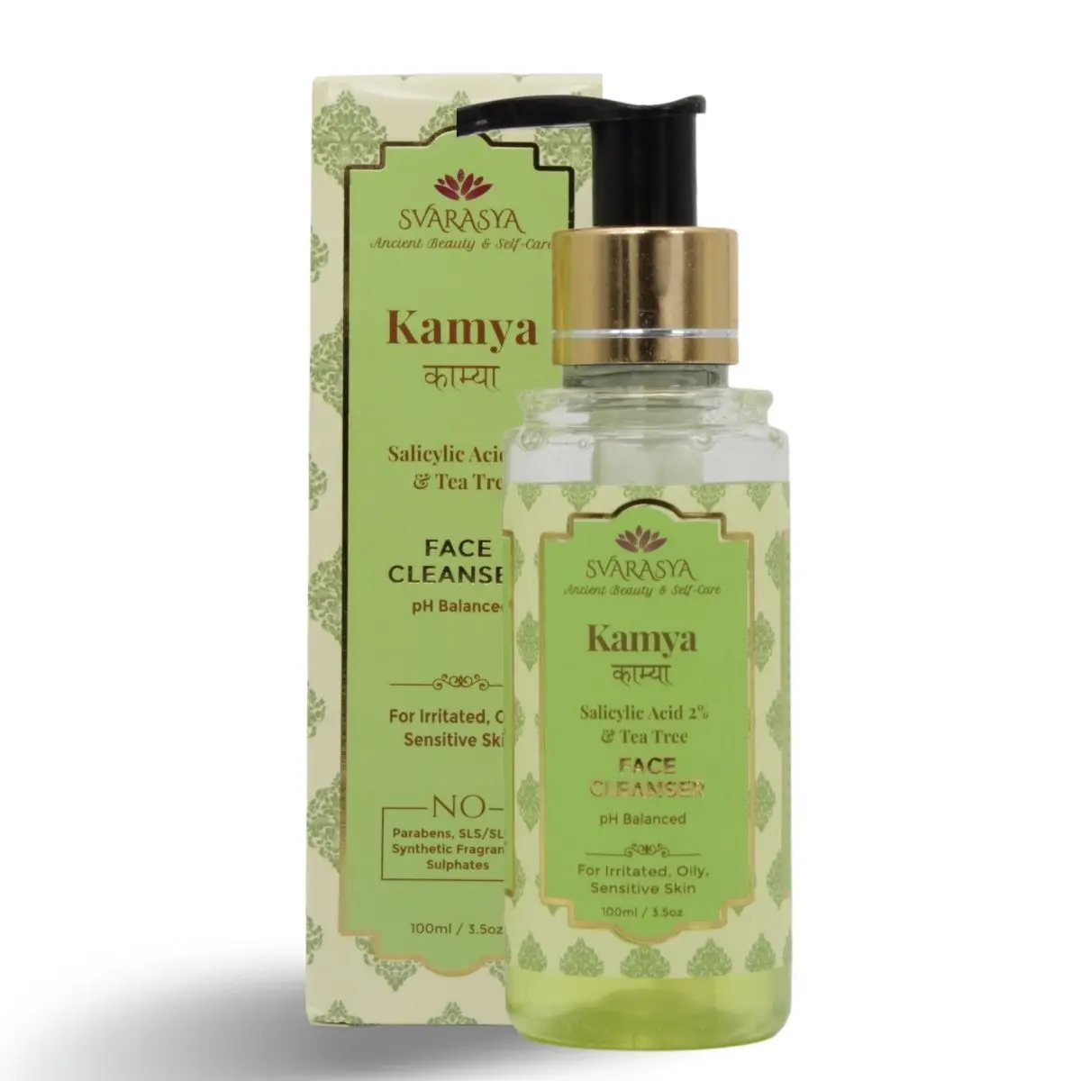 Svarasya Kamya Salicylic Acid And Tea-Tree Natural Face Cleanser 100 ml