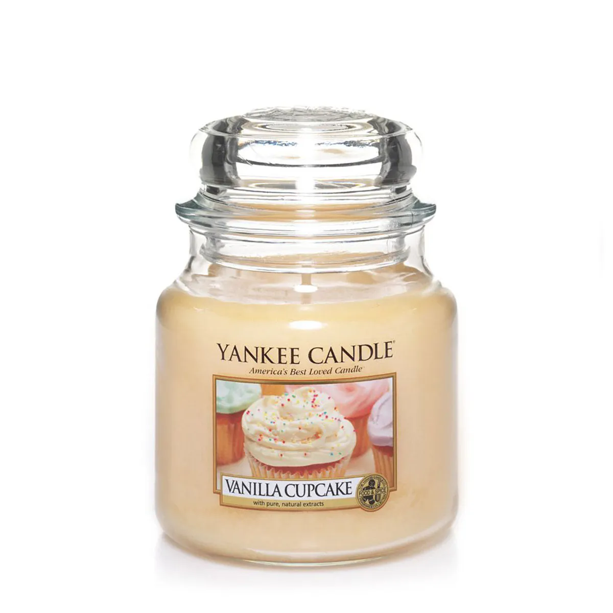 Yankee Candle Classic Medium Jar Vanilla Cupcake Scented Candles