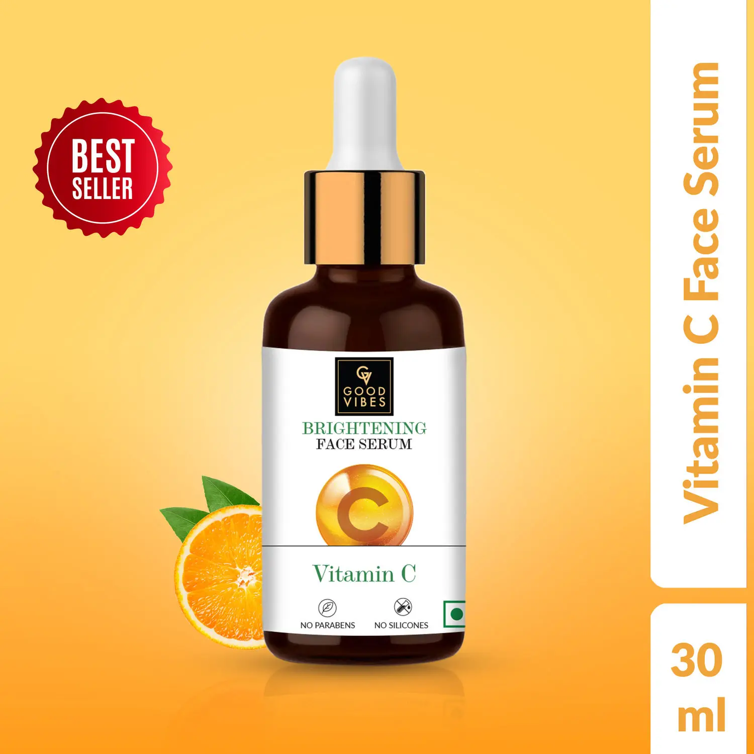 Good Vibes Brightening Face Serum - Vitamin C (30ml)