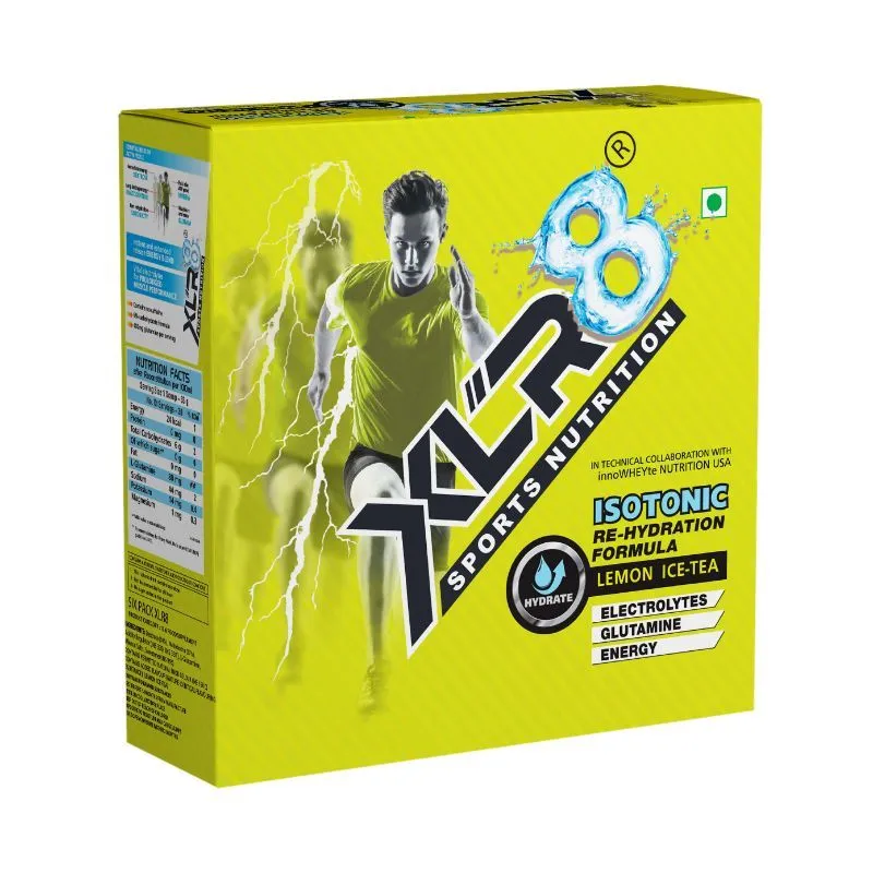 XLR8 Sports Nutrition Isotonic Re-hydration Instant Formula - Lemon Ice Tea