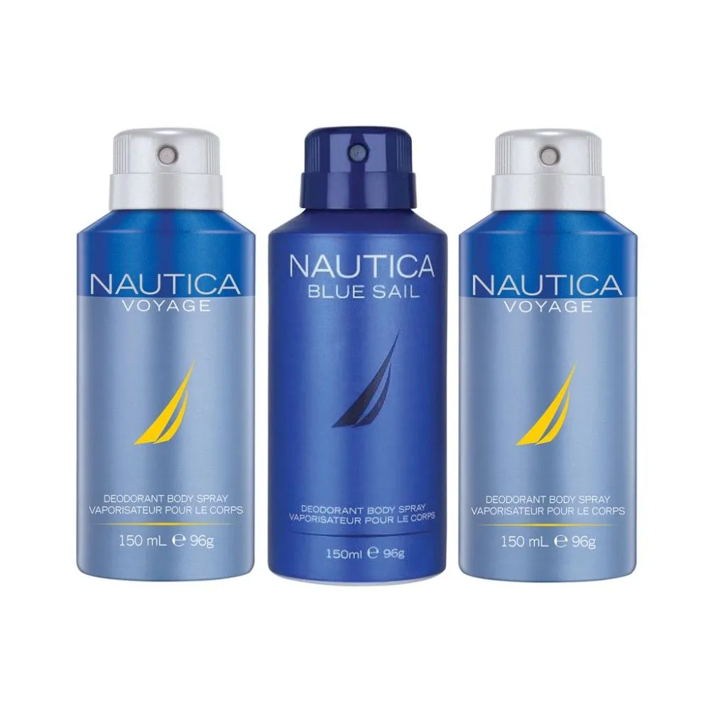 Nautica Voyage Man + Sail + Voyage Man Deo Combo Set