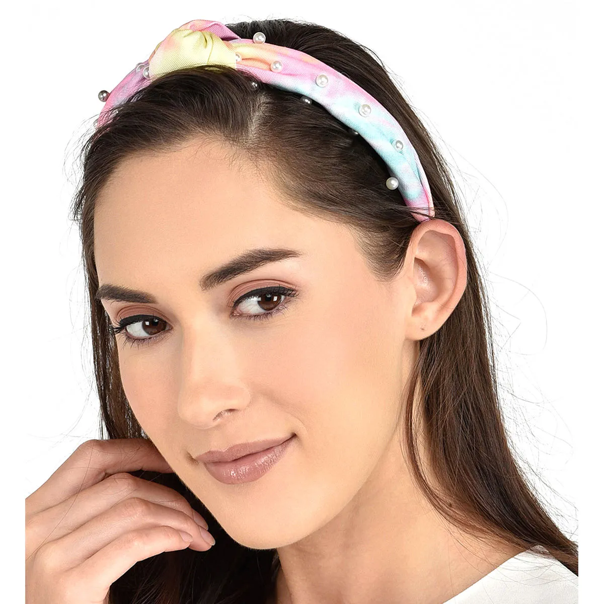 Toniq Cocachella Tie Dye Top Knot HairBand(OAWXXH35)