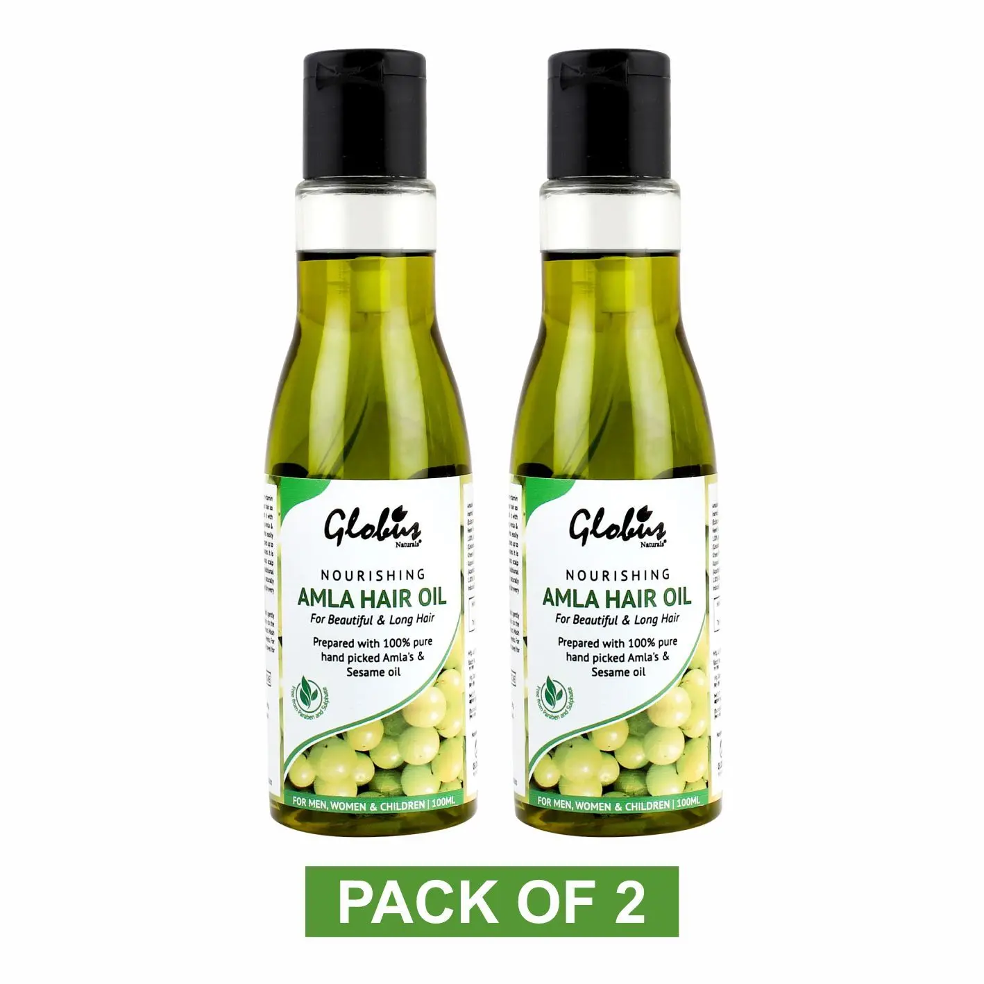 Globus Naturals Nourishing Amla Hair Oil (100 ml) Pack Of 2