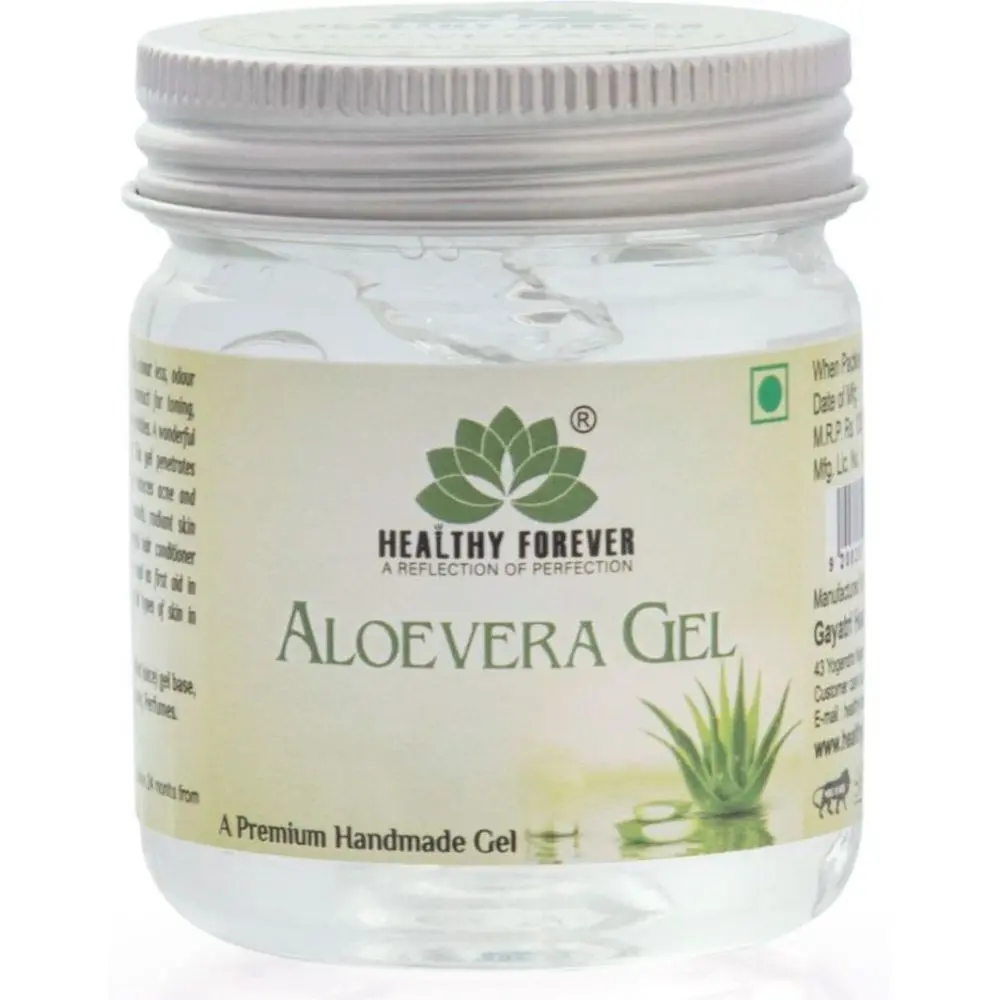 Healthy Forever Homemade Light Weight Pure Aloe Vera Gel for All Skin Types (Pack of 1) 120 g