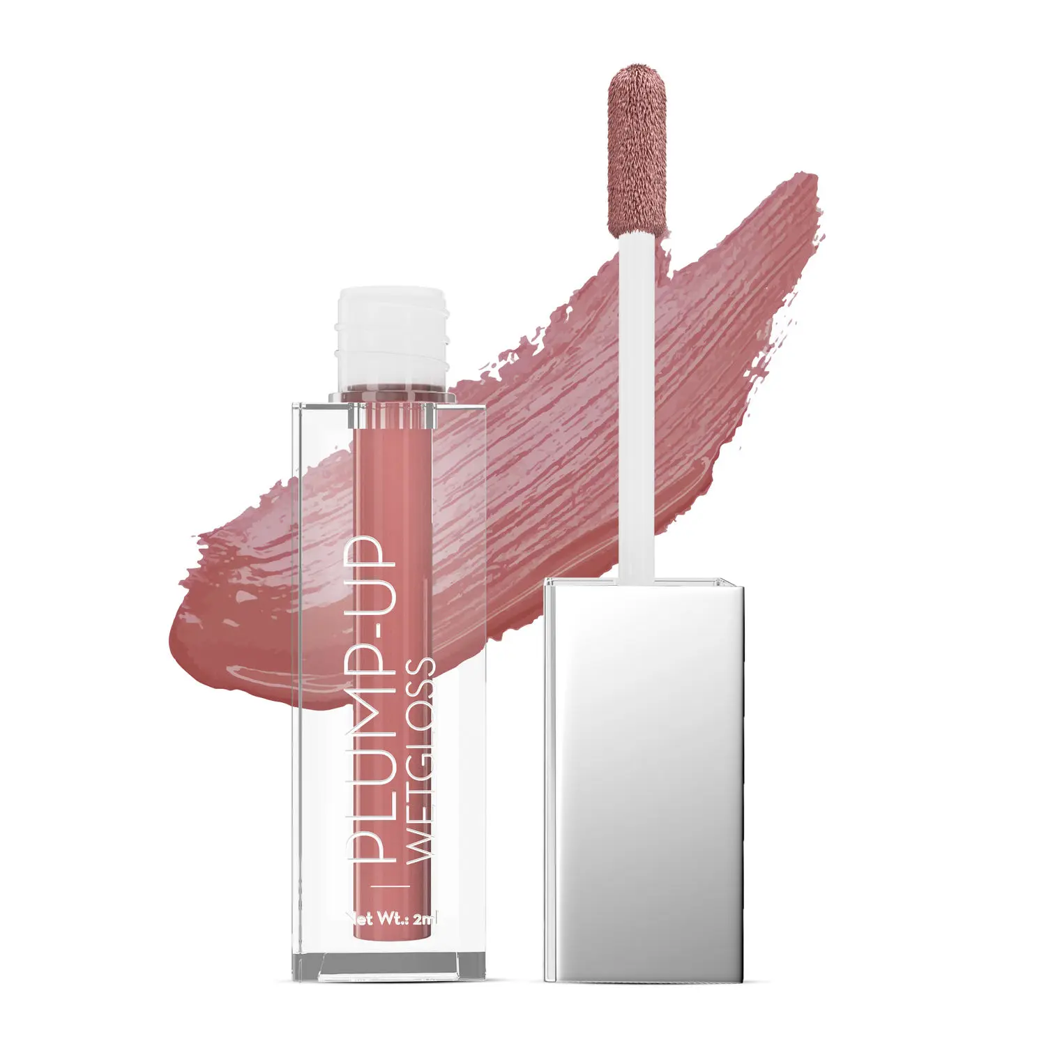 Swiss Beauty Plump-Up Wet Lip Gloss for Glossy and Fuller Lips 8-Deep Desire 2Ml