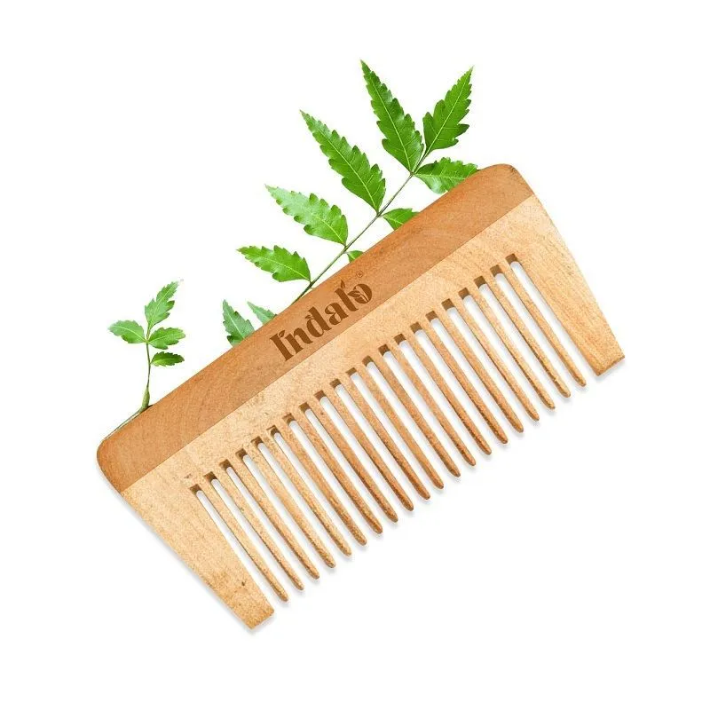 Indalo Detangling Neem Wood Hair Comb