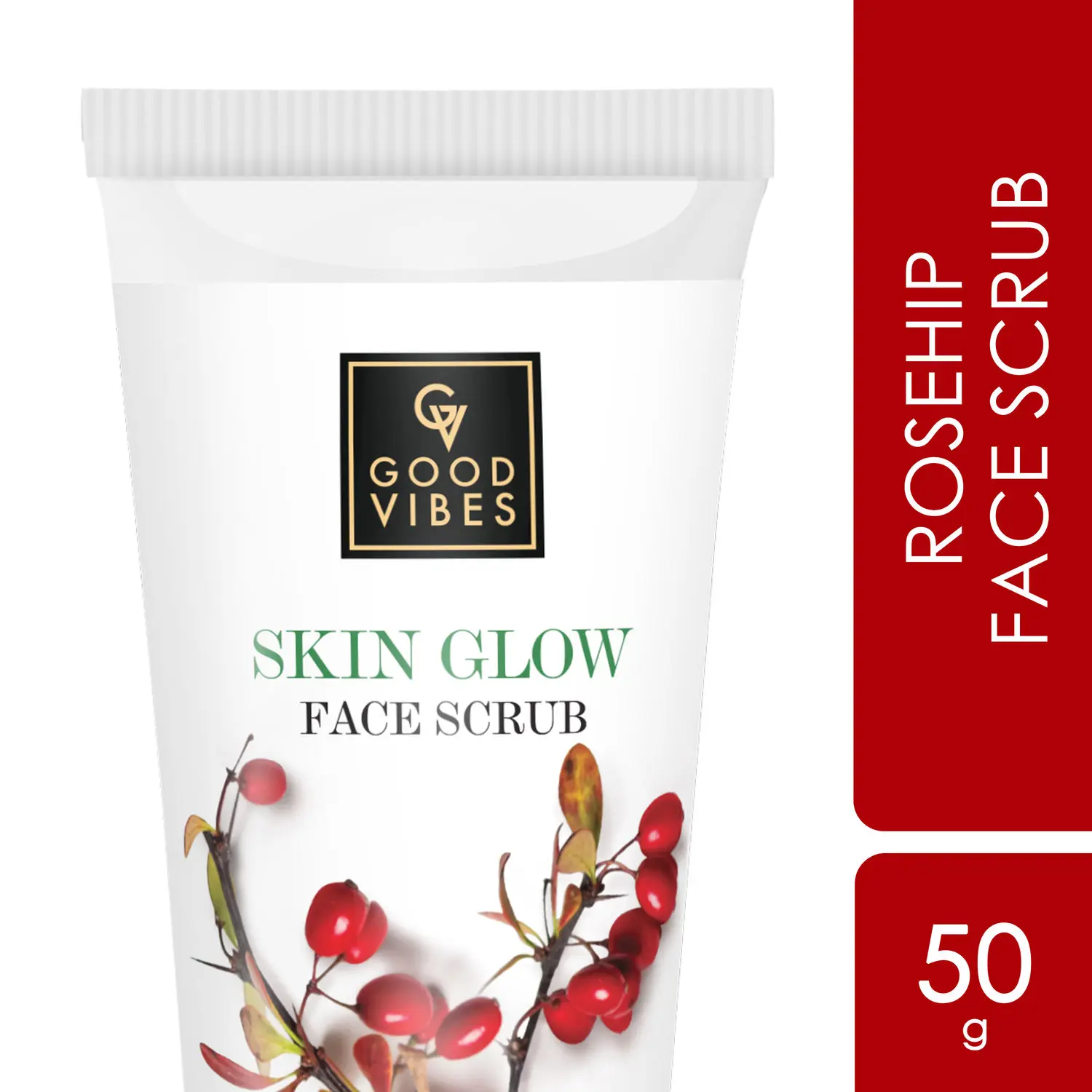 Good Vibes Rosehip Glow Face Scrub in Tube (50 g)