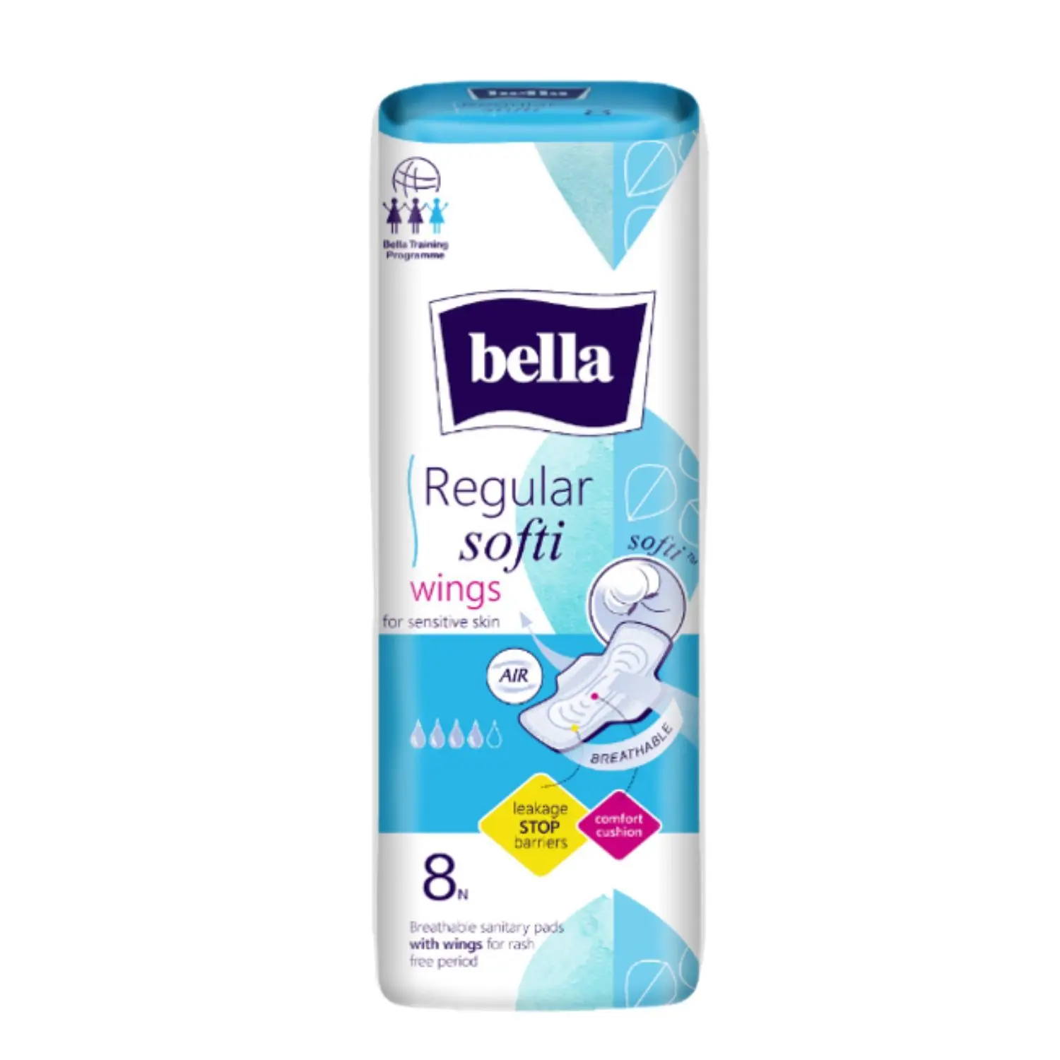 Bella Regular Softi Wings Classic Sanitary Pads 8 Pcs