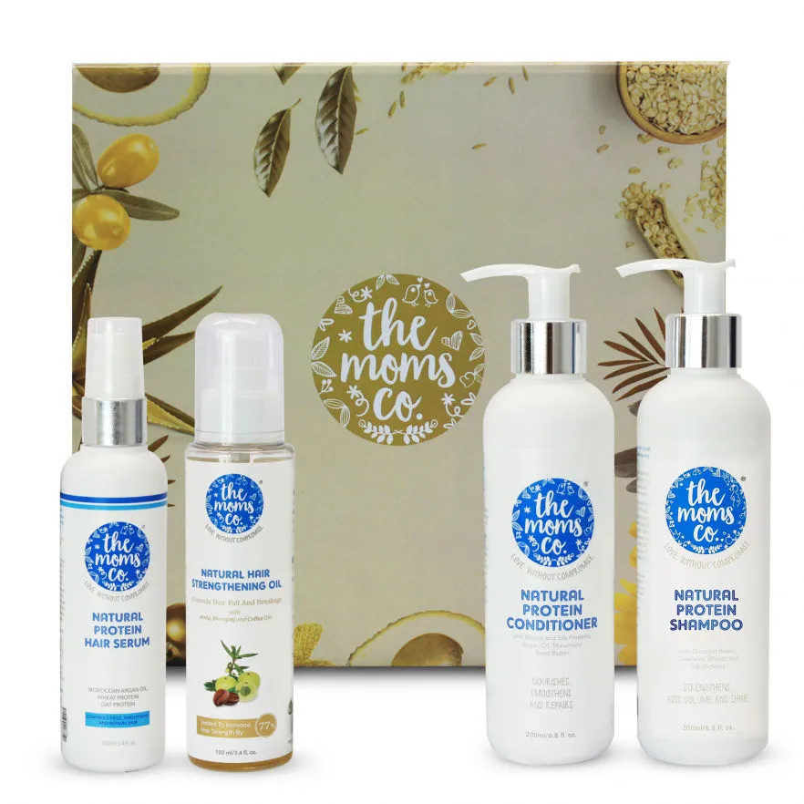 The Moms Co. Anti Hair Fall Complete Care 4 Step Kit