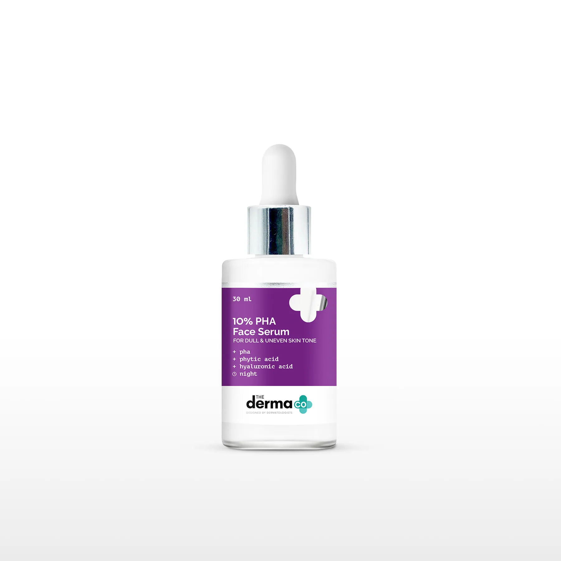 The Derma Co 10% Pha Face Serum With Gluconolactone & Hyaluronic Acid For Dull & Uneven Skin Tone