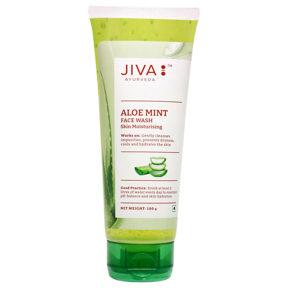 Jiva Ayurveda Aloe Mint Face Wash