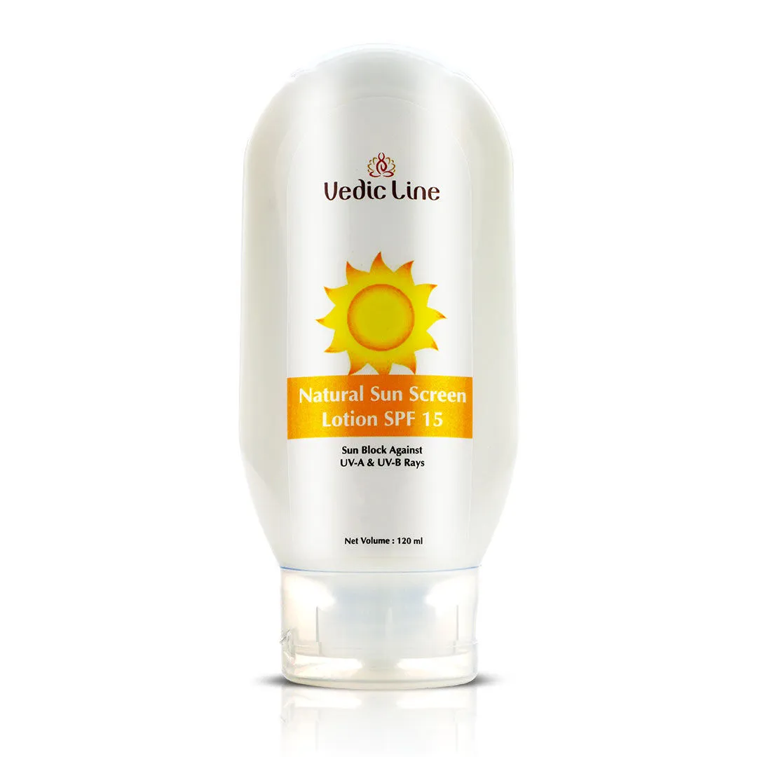 Vedic Line Natural Sun Screen Lotion SPF 15