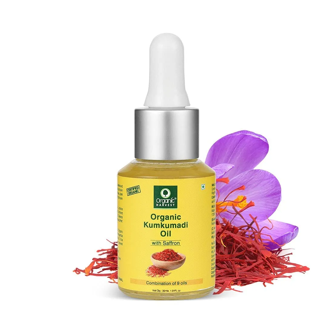 Organic Harvest Kumkumadi Tailam Oil With Saffron