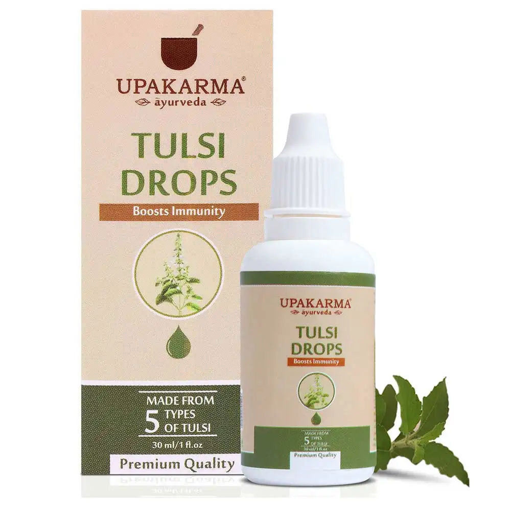 Upakarma Ayurveda Tulsi Drops,  30 ml