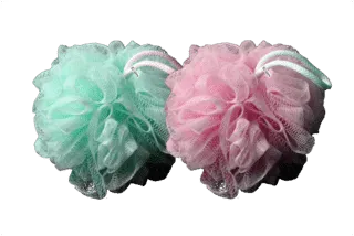 Bronson Professional Mini Loofah 2 Pcs (Multi-Color)